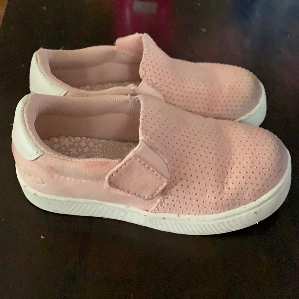 Toddler girls dr scholls pink slip ons